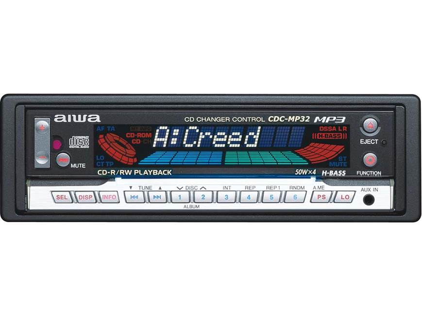 Aiwa CDC-MP32 CD/MP3 Receiver with Changer Controls at Crutchfield