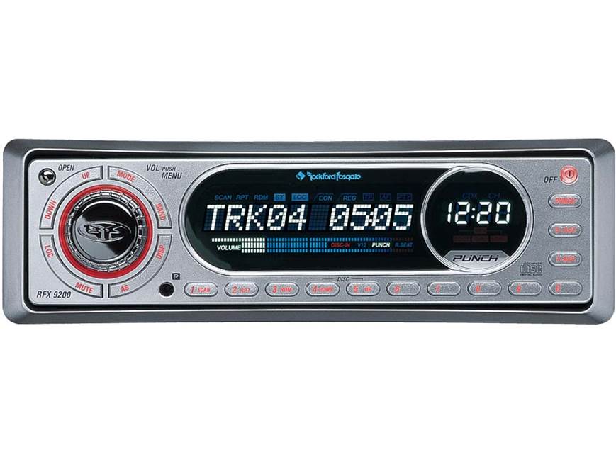 Rockford Fosgate RFX9200 CD Receiver with CD Changer Controls at