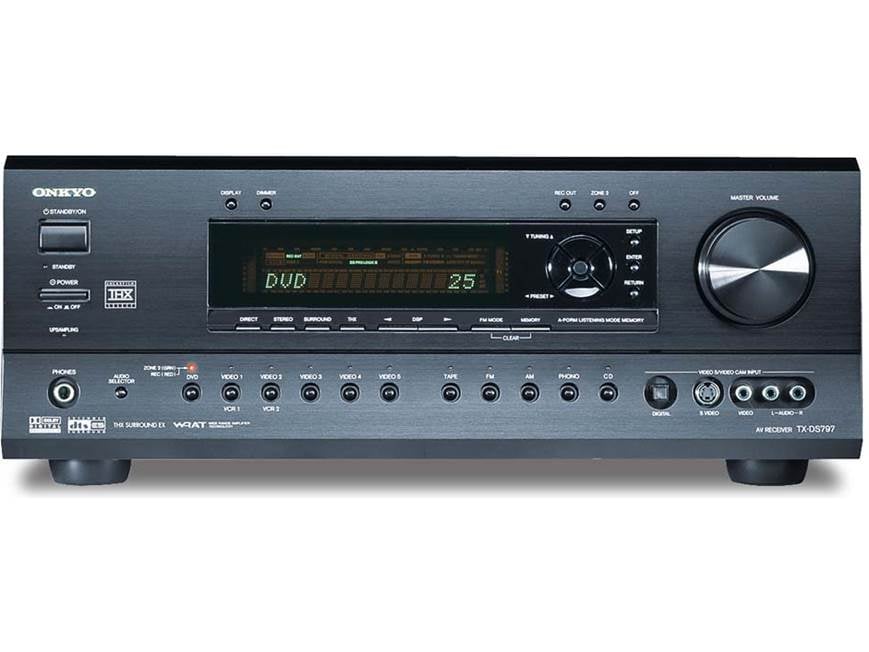 Onkyo TX-DS797 A/V receiver THX Select, THX Surround EX, DTS-ES