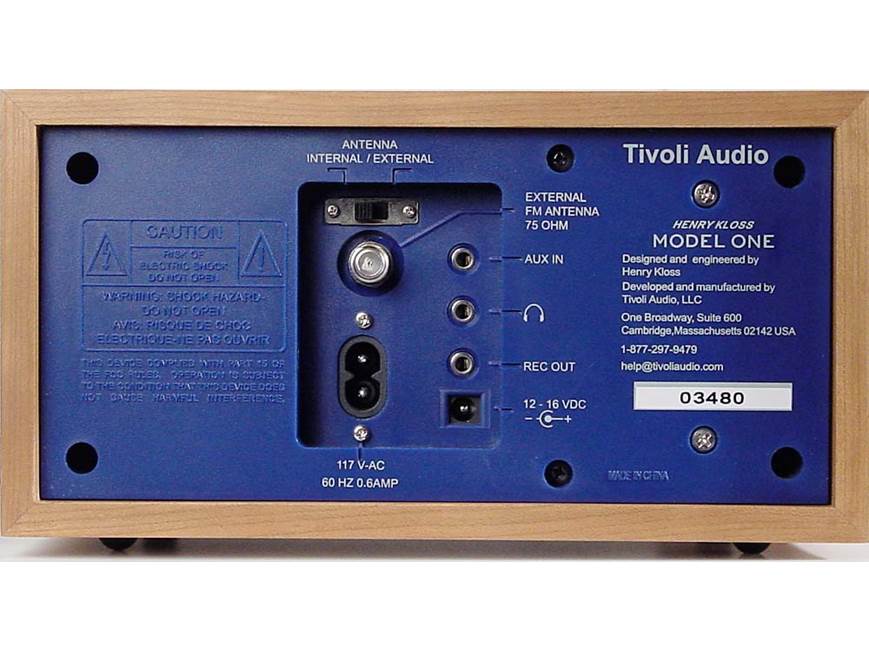 Tivoli Audio Model One (Maple/Green) Henry Kloss table radio