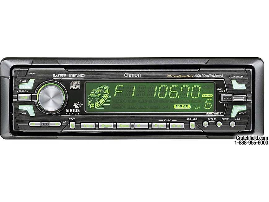 Clarion ProAudio DXZ535 CD Receiver with CD Changer Controls at