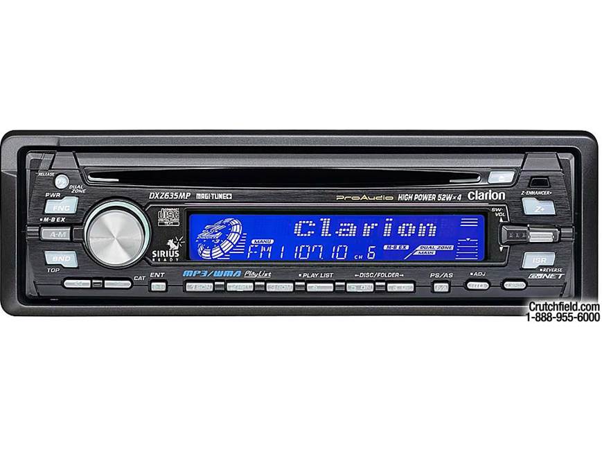 Clarion ProAudio DXZ635MP CD/MP3/WMA Receiver with CD Changer
