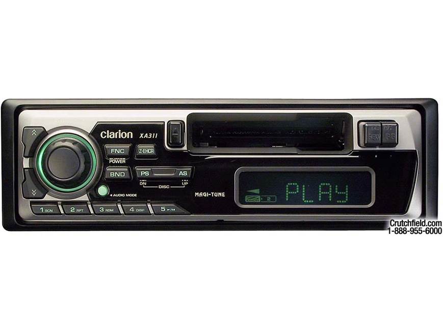 Clarion XA311 Cassette Receiver with CD Changer Controls at