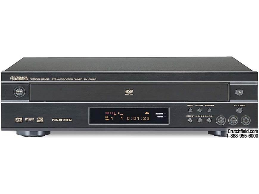 Yamaha DV-C6480 5-disc DVD/CD/DVD-Audio changer with progressive
