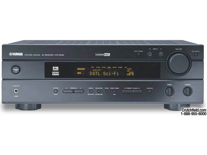 Yamaha HTR-5540 A/V receiver with Dolby Digital, DTS, and Dolby