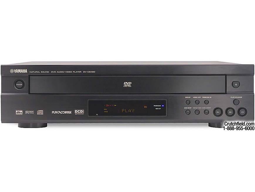 Yamaha DV-C6480 5-disc DVD/CD/DVD-Audio changer with progressive