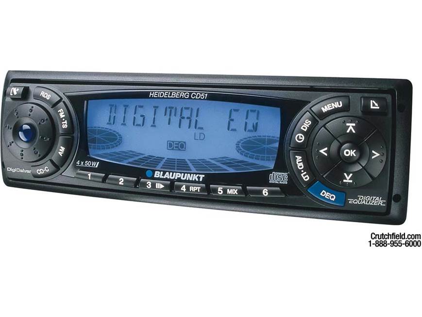 Blaupunkt Heidelberg CD51 CD receiver with CD changer controls at