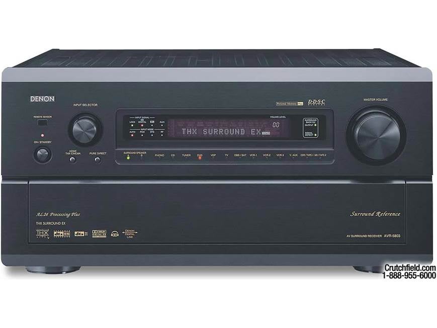 Denon AVR-5803 Home theater receiver with THX Surround EX, Dolby