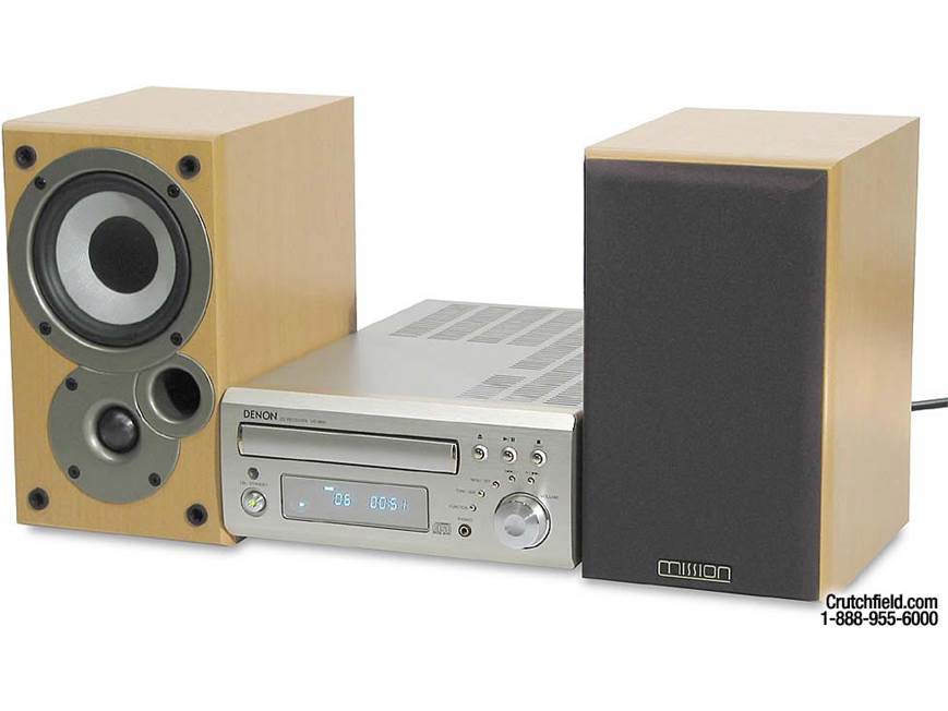 Denon D-M30S Desktop CD system at Crutchfield