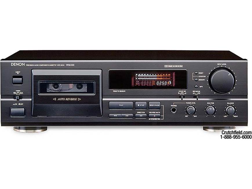 Denon DRM-555 Auto-reverse cassette deck at Crutchfield