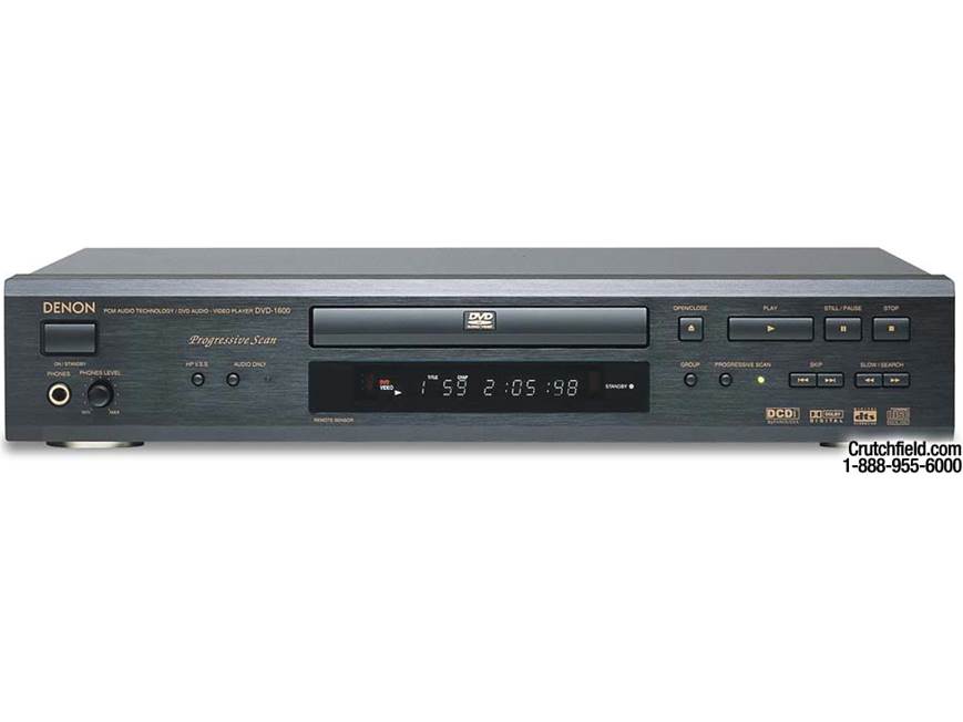 Denon DVD-1600 DVD/CD/DVD-Audio player with progressive scan at