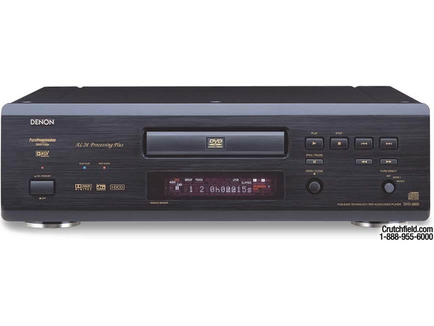 Denon DVD-3800 DVD/CD/DVD-Audio player with progressive scan at