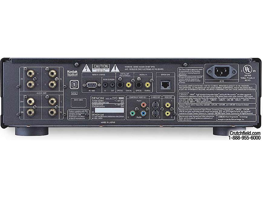 Denon DVD-9000 Reference DVD/CD/DVD-Audio player with progressive