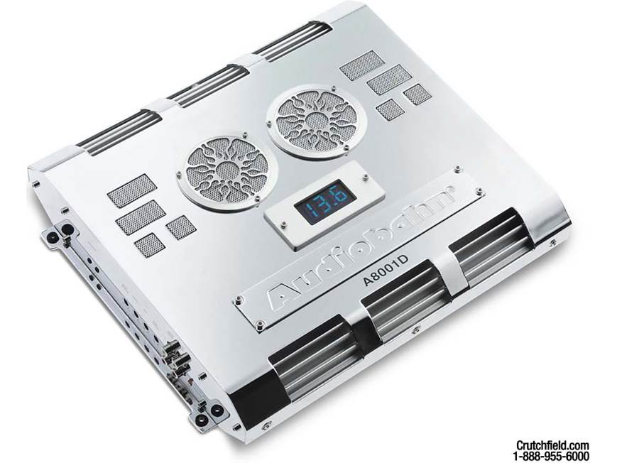 Audiobahn A8001DQ 300W x 1 Mono Subwoofer Amplifier at Crutchfield
