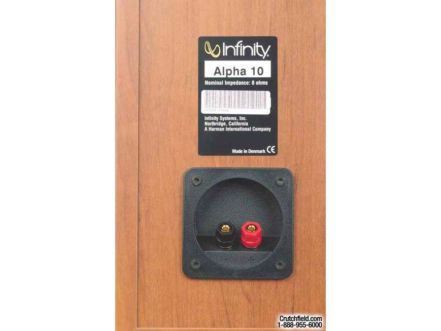 Infinity Alpha 10 (Black ash) Bookshelf speakers (Black ash) at