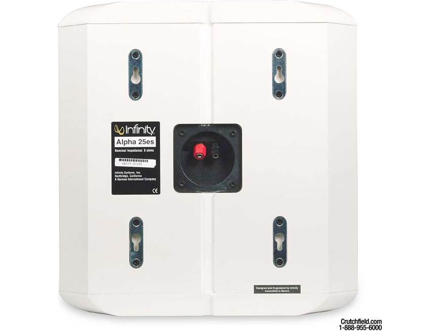 Infinity Alpha 25ES (Single white speaker) Dipole/bipole surround