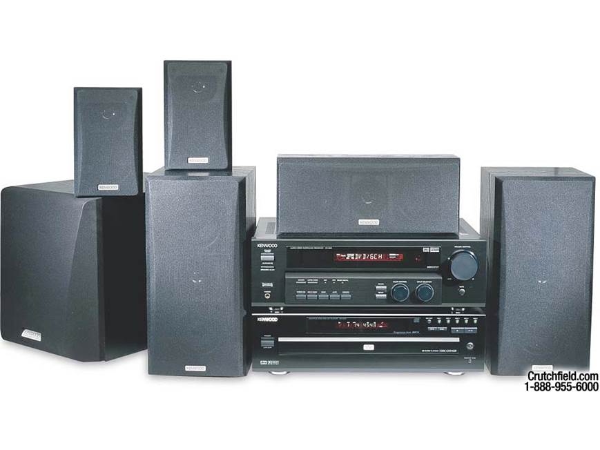 Kenwood HTB-805DV 5-disc DVD component home theater system at