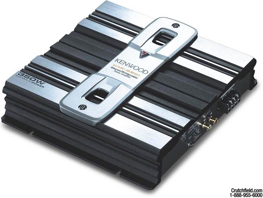 Kenwood KAC-6201 60W x 2 Car Amplifier at Crutchfield