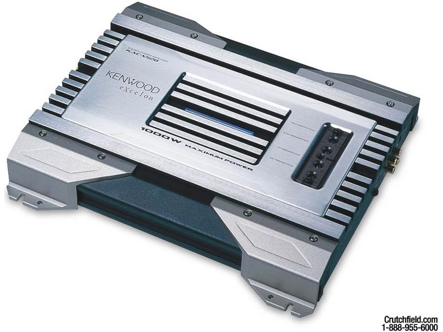 Kenwood Excelon KAC-X520 125W x 2 Car Amplifier at Crutchfield