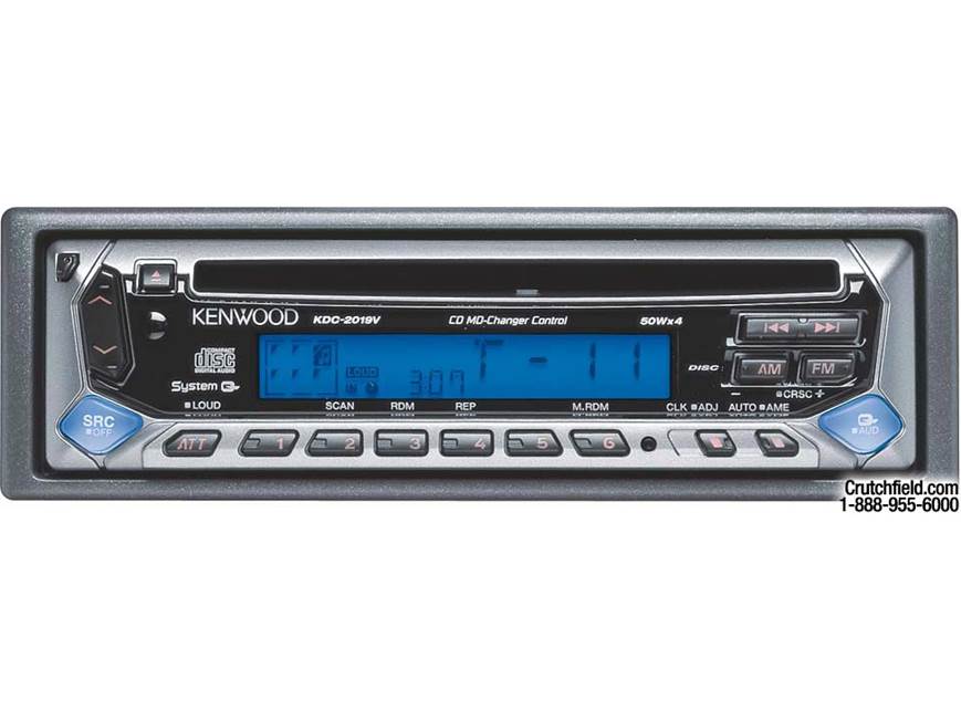 Kenwood KDC-2019V CD Receiver with CD Changer Controls at Crutchfield
