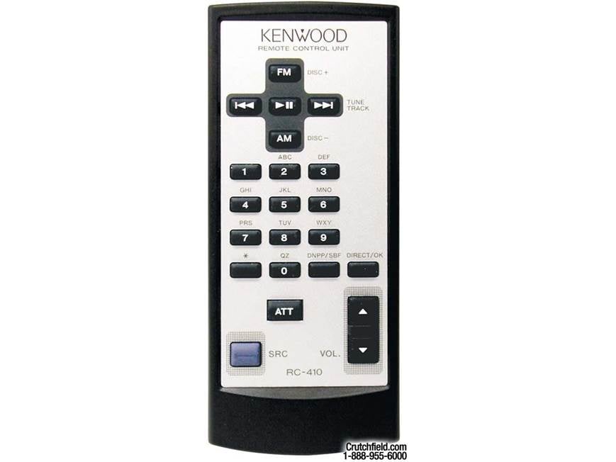 Kenwood KDC-X759 CD Receiver with CD Changer Controls at Crutchfield