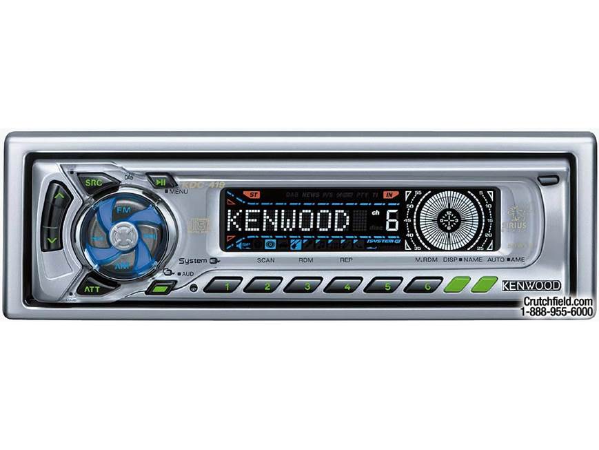 Kenwood KDC-419 CD Receiver with CD Changer Controls at Crutchfield