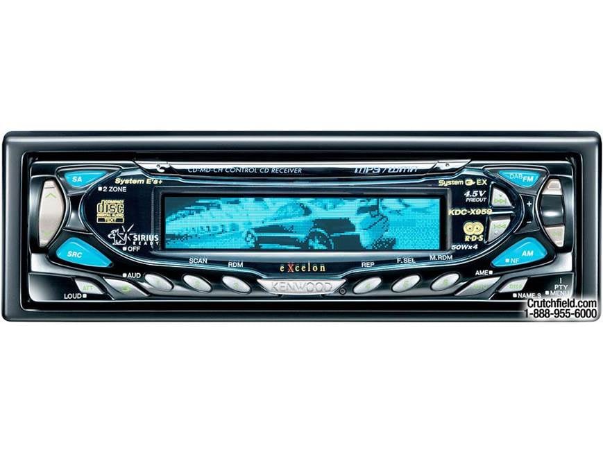 Kenwood Excelon KDC-X959 CD/MP3/WMA Receiver with CD Changer