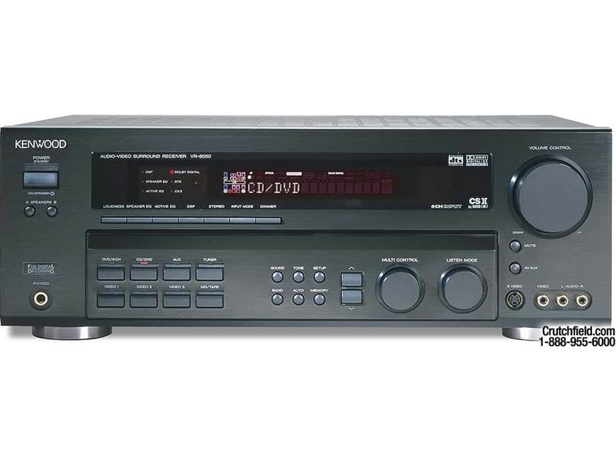 Kenwood VR-6050 A/V receiver with Dolby Digital EX, DTS, and Dolby