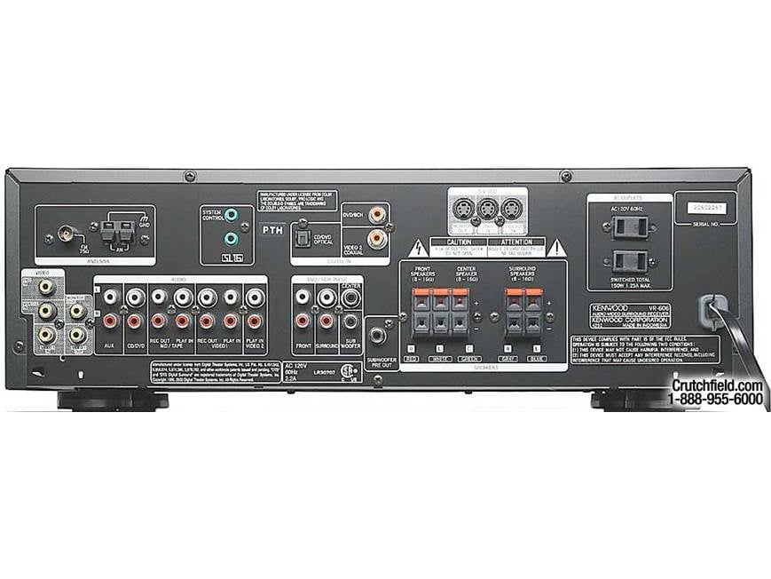 KENWOOD ステレオチューナーなどセット Kenwood VR-606 A/V receiver with Dolby Digital, DTS, and Pro Logic
