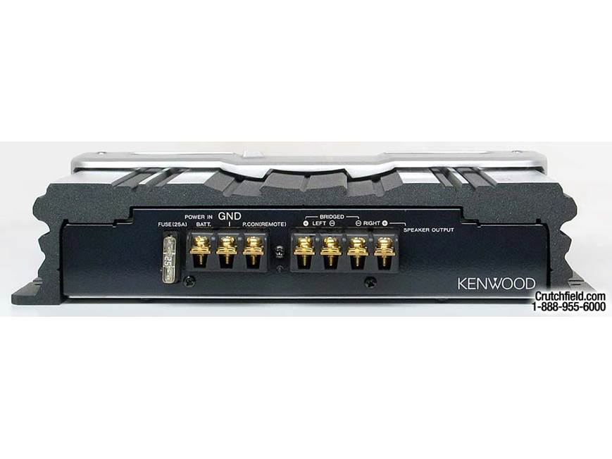 Kenwood KAC-6201 60W x 2 Car Amplifier at Crutchfield