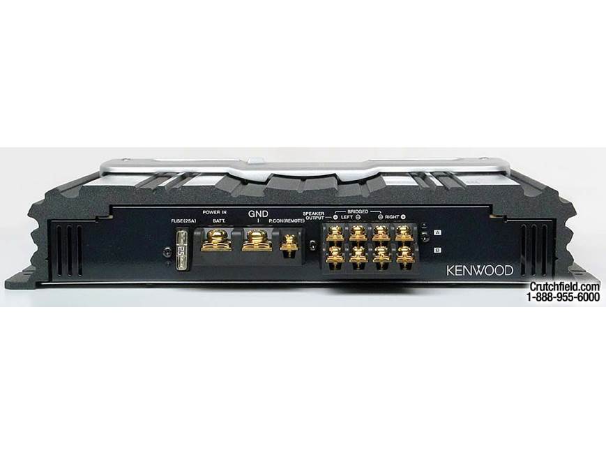 Kenwood KAC-6401 4-channel car amplifier 30 watts RMS x 4 at