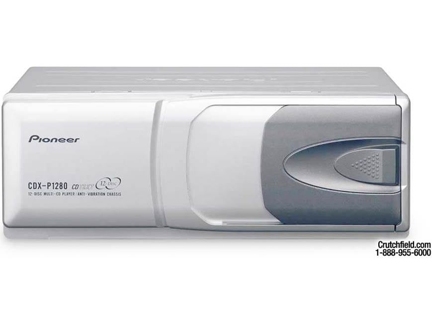 Pioneer CDX-P1280 12-disc CD changer at Crutchfield