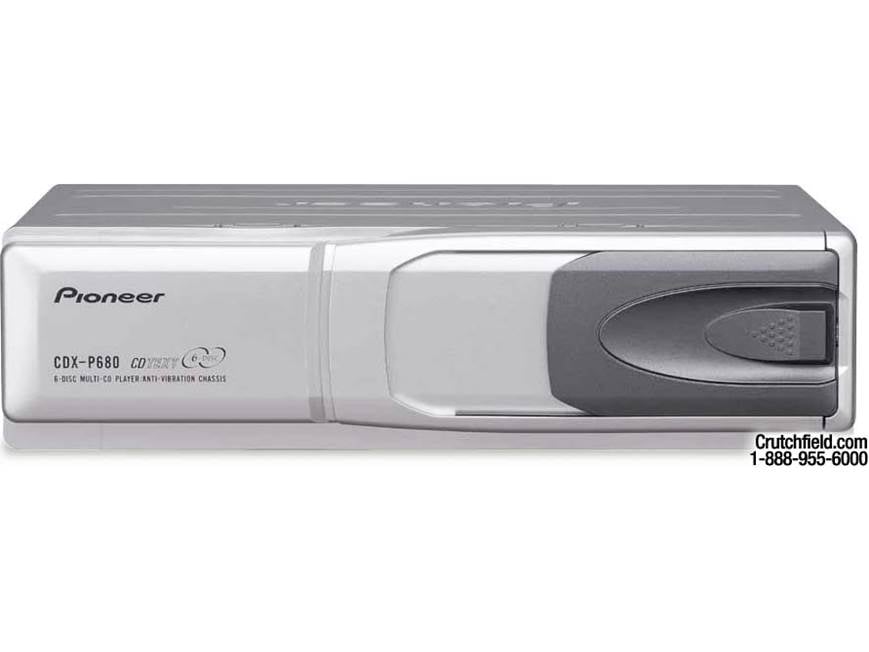 Pioneer CDX-P680 6-disc CD changer at Crutchfield