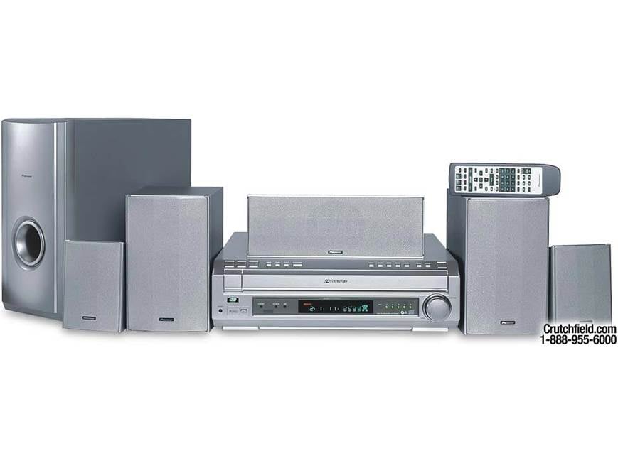 Pioneer HTD-520DV 5-disc DVD home theater system at Crutchfield