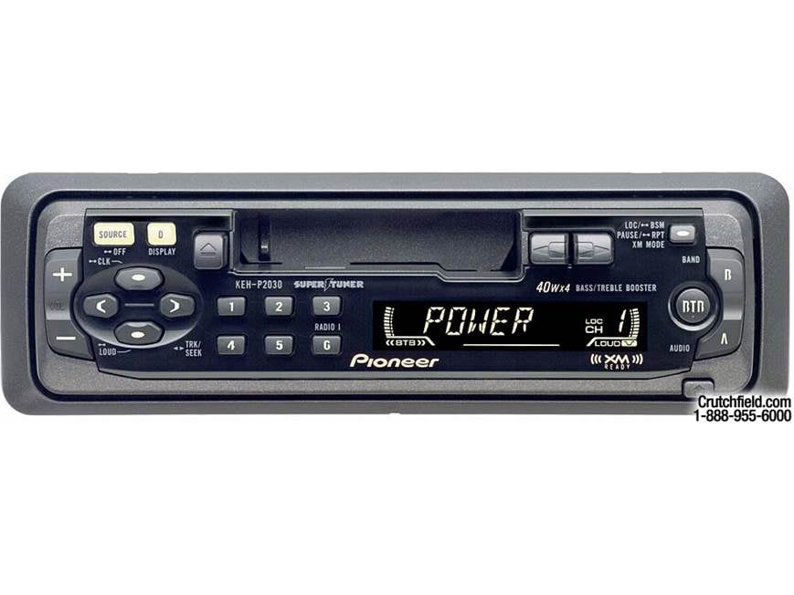Pioneer KEH-P2030 Cassette receiver at Crutchfield