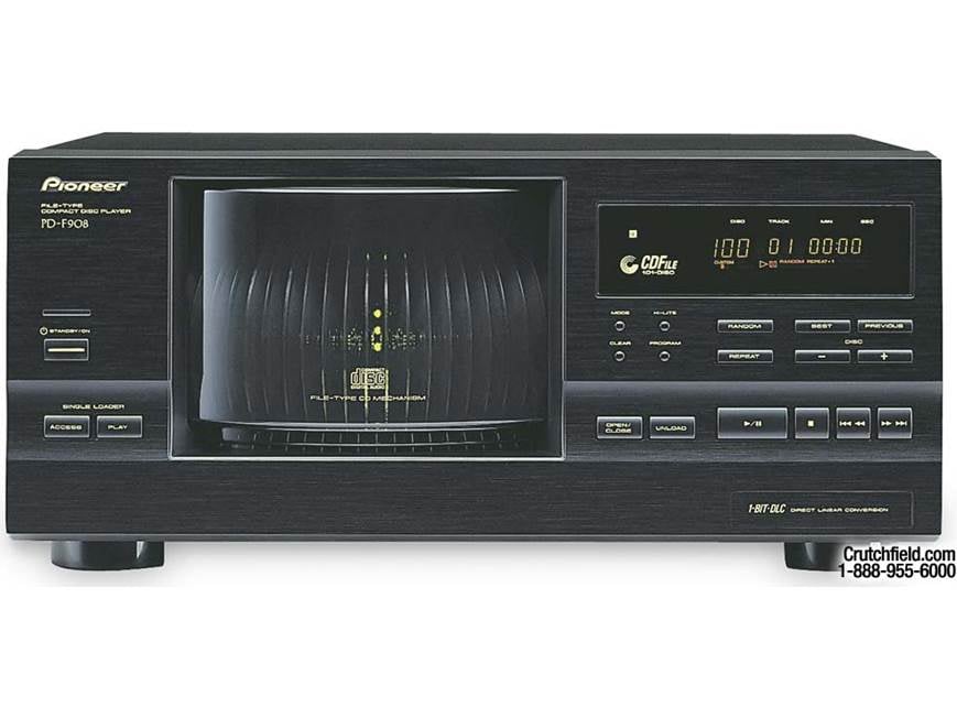 Pioneer PD-F908 100+1 CD changer at Crutchfield