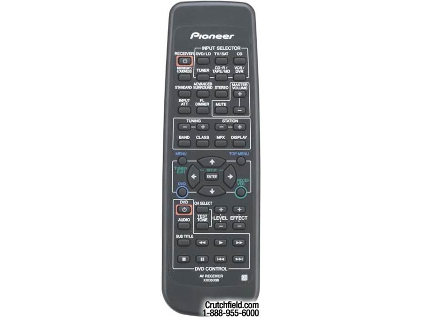 Pioneer VSX-D511 A/V receiver with Dolby Digital, DTS, and Dolby