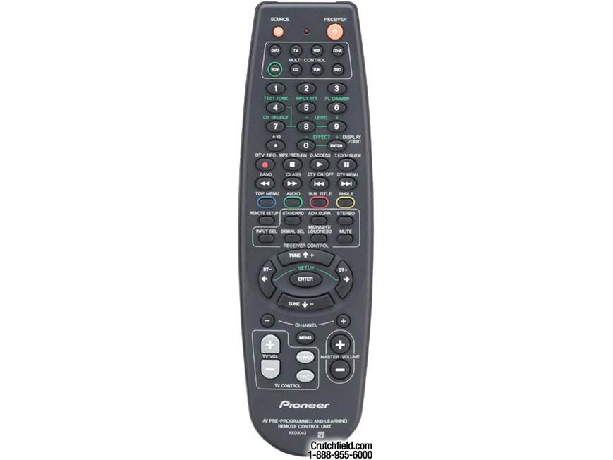 Pioneer VSX-D811S A/V receiver with Dolby Digital EX, DTS-ES, and