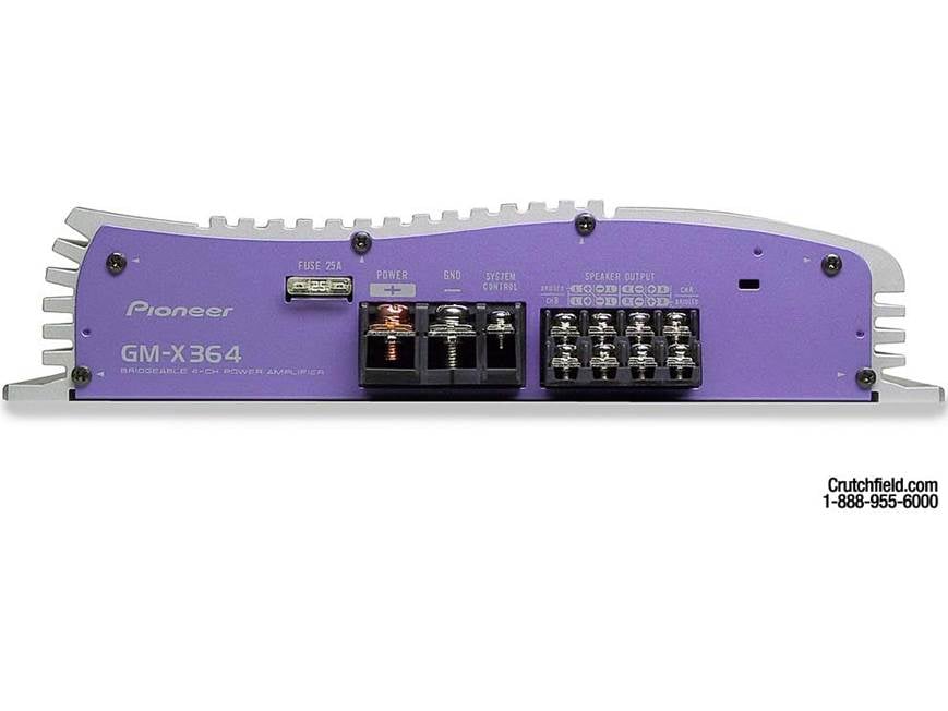 Pioneer GM-X364 35W x 4 Car Amp at Crutchfield