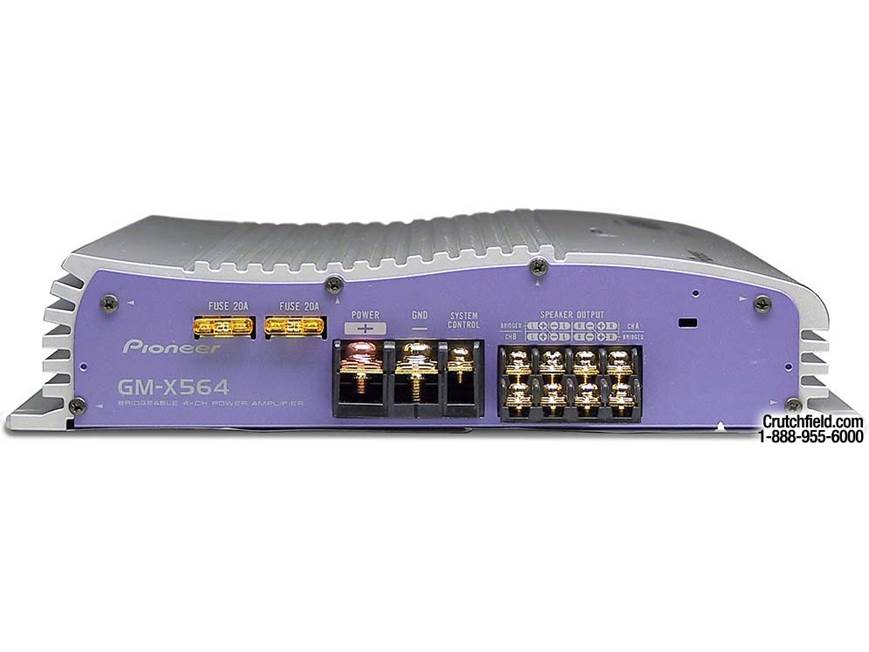 Pioneer GM-X564 50W x 4 Car Amp at Crutchfield