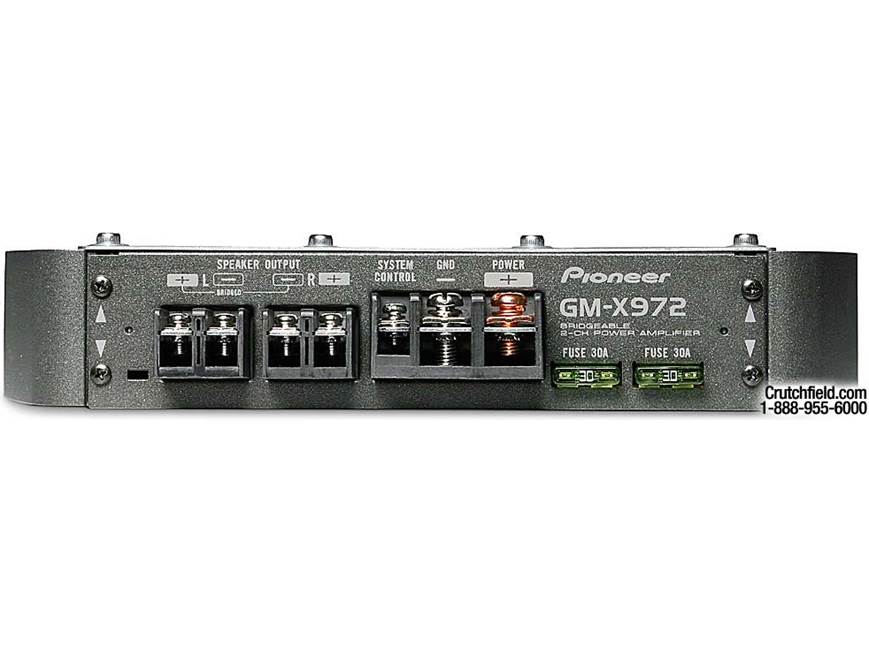 Pioneer GM-X972 150W x 2 Car Amplifier at Crutchfield