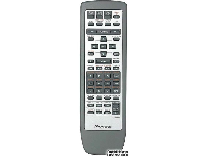 Pioneer HTD-520DV 5-disc DVD home theater system at Crutchfield