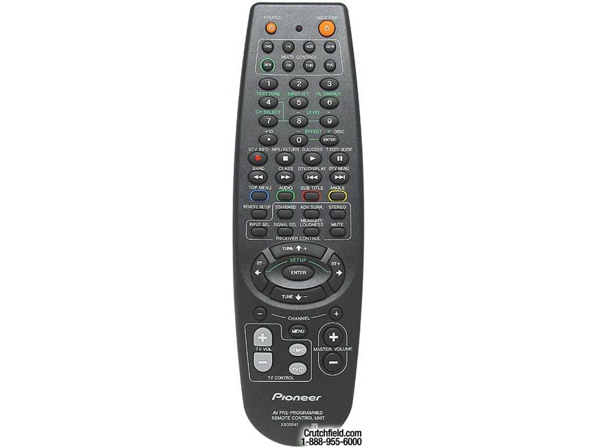 Pioneer VSX-D711 A/V receiver with Dolby Digital, DTS, and Dolby