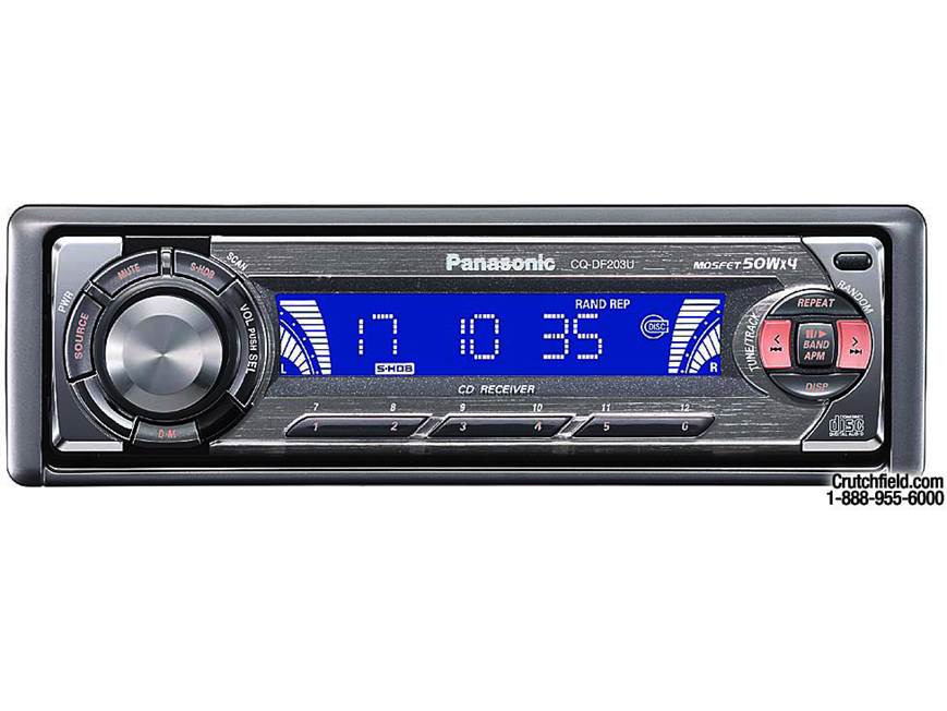 Panasonic CQ-DF203U CD Receiver at Crutchfield