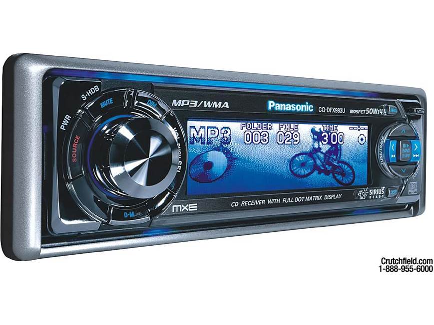 Panasonic MXE CQ-DFX983U CD/MP3/WMA Receiver with CD Changer