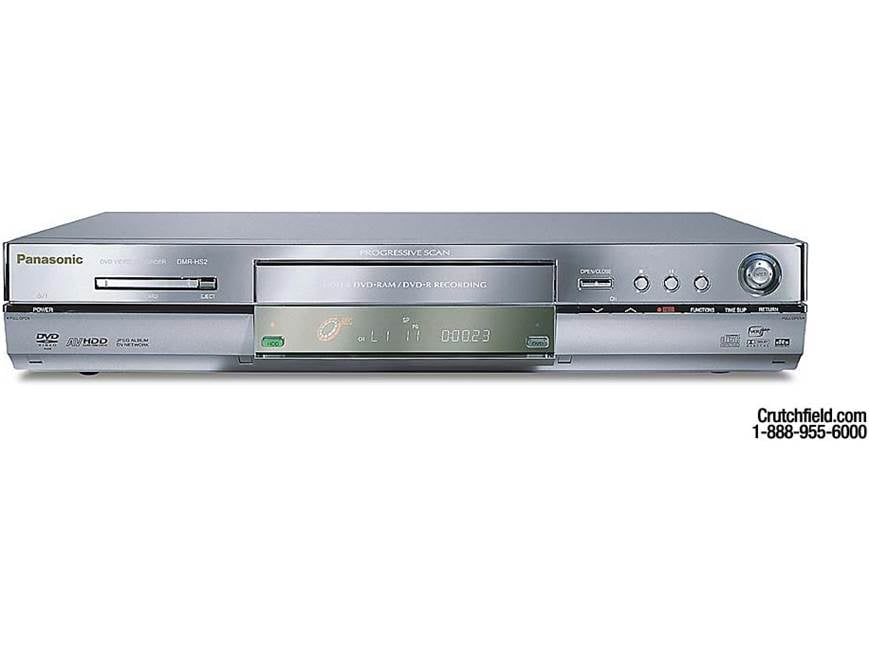 Panasonic DMR-HS2 DVD recorder/player with 40GB hard drive at