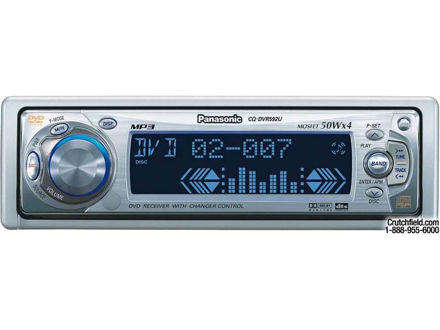 PANASONIC DVDレシーバー CQ-DVR592D デッキ Panasonic CQ-DVR592U DVD/CD/MP3 Receiver with CD Changer Controls