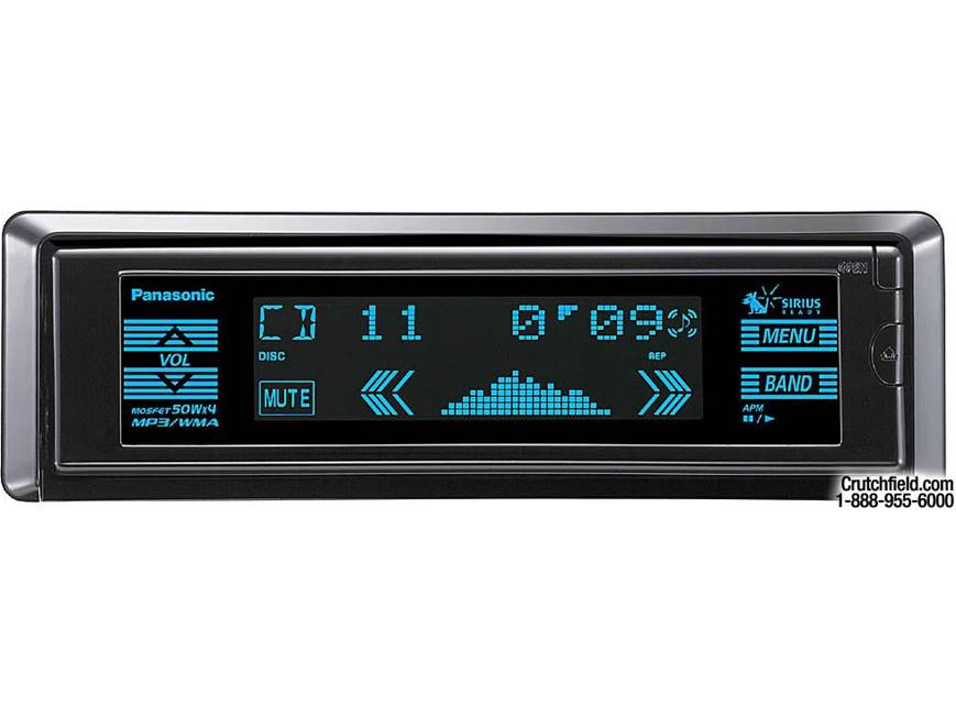 Panasonic MXE CQ-HX1083U CD/MP3/WMA Receiver with CD Changer