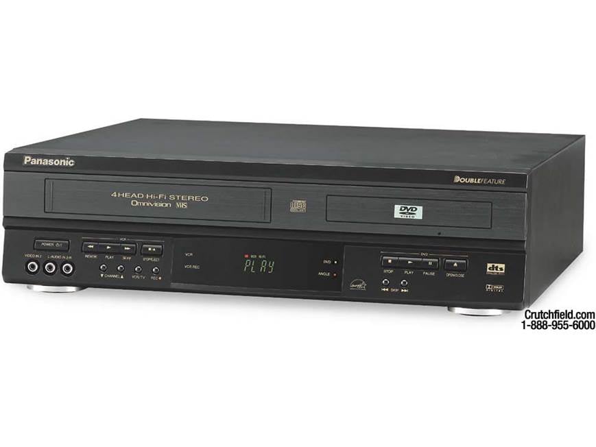 Panasonic PV-D4742 Combination DVD/CD player + HiFi VCR at Crutchfield