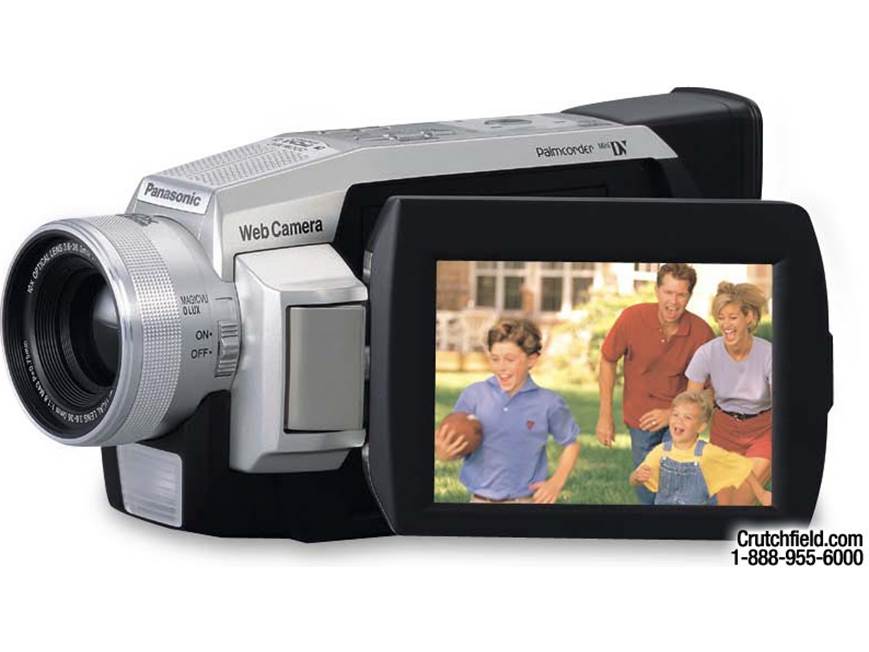 Panasonic PV-DV702 Mini DV digital camcorder at Crutchfield